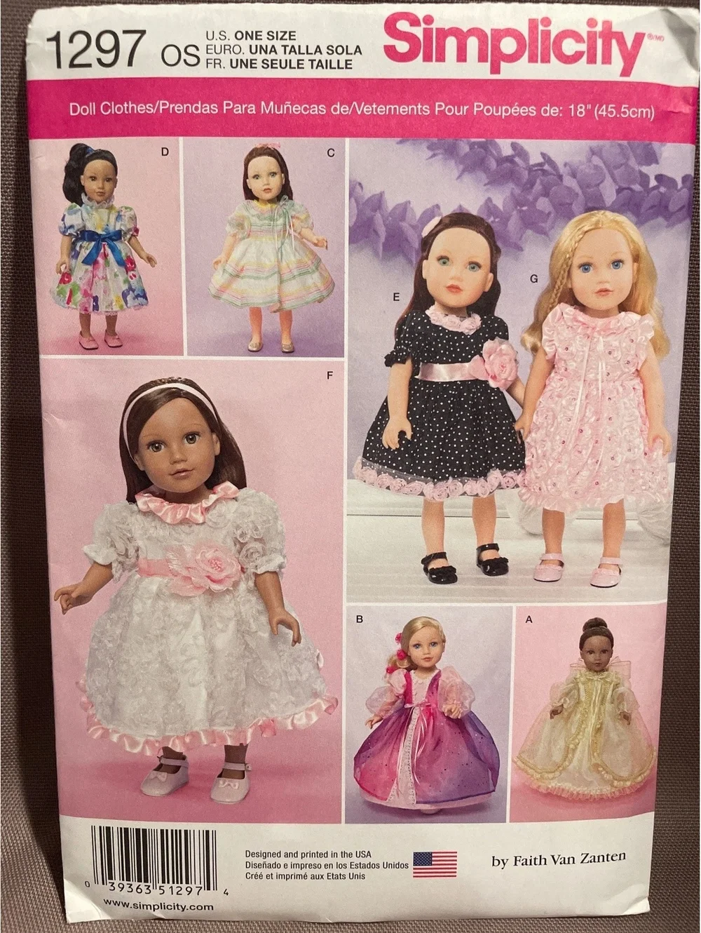 Simplicity 1297 sewing
